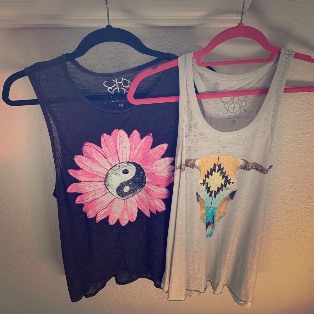 Set of Chaser brand tanks